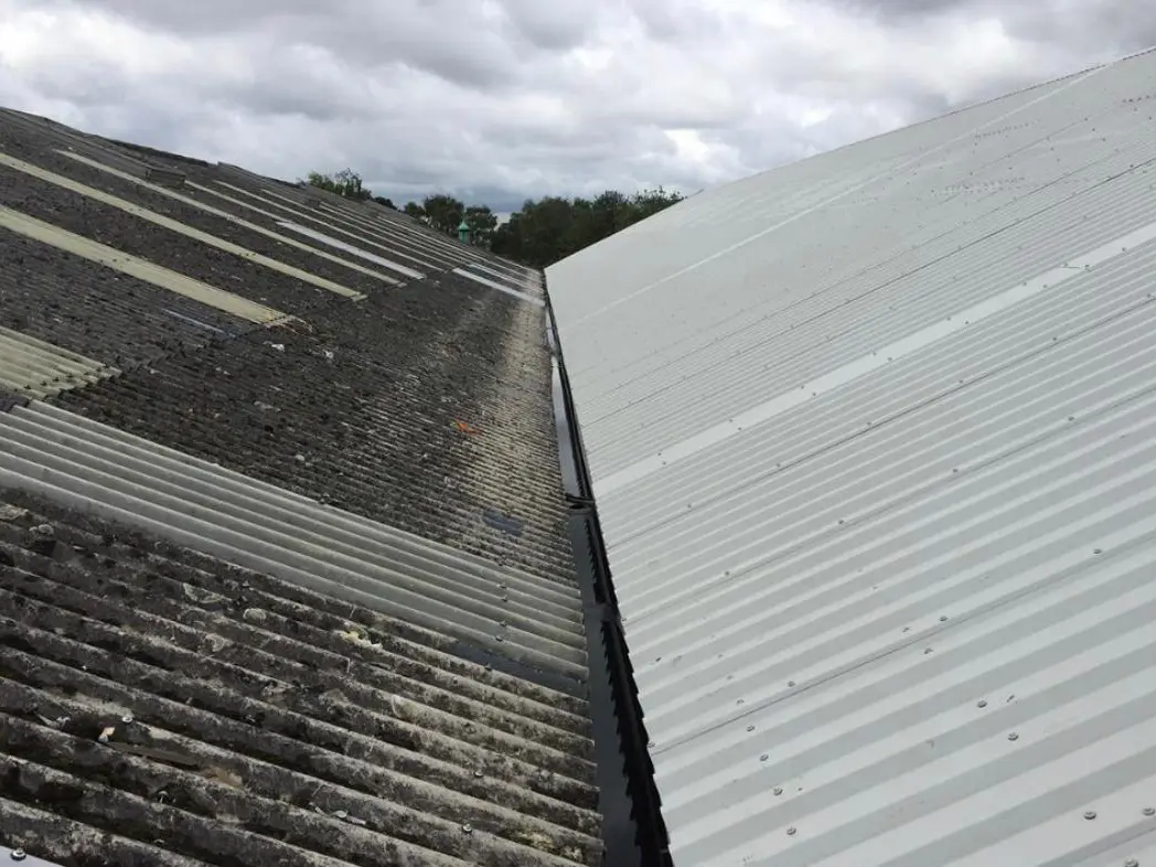 Slanted roof